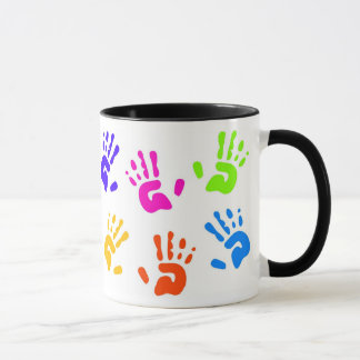 Taza Impresiones de la mano