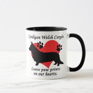 Taza Impresiones de la pata de la licencia de los