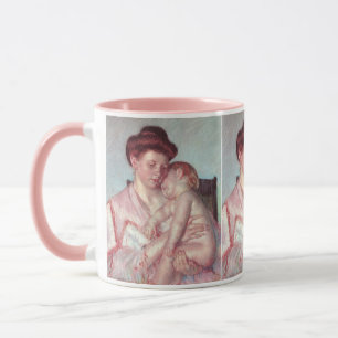 Taza Impresionismo Vintage, Bebé Dormido de Mary Cassat