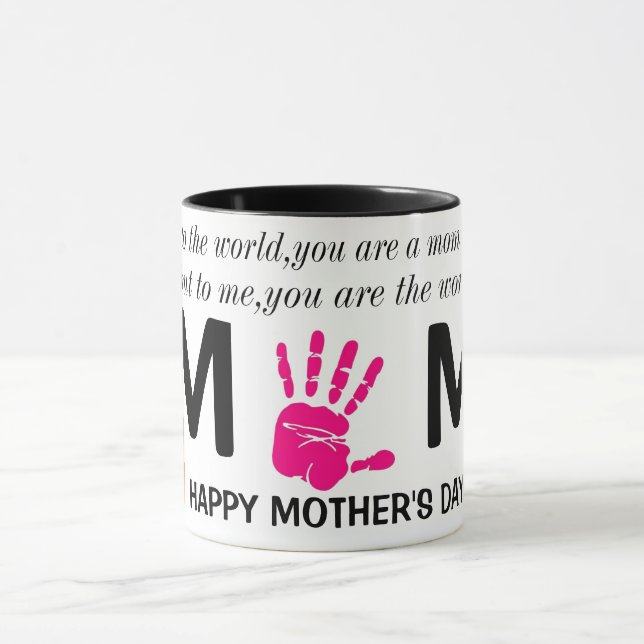 Taza Imprimible el día de la madre (Centro)