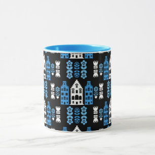 Taza Imprimir arte folclórico tradicional de los Países