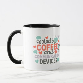 Taza Impulsado por café y dispositivos de comunicación