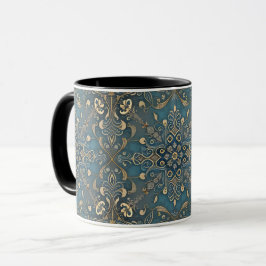 Taza in blue
