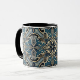 Taza in blue