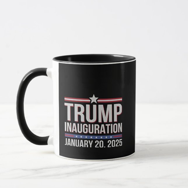Taza Inauguración de Trump Día de enero de 2025 Preside (Izquierda)