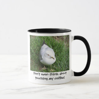 Taza Incluso no piense en el tacto de mi café