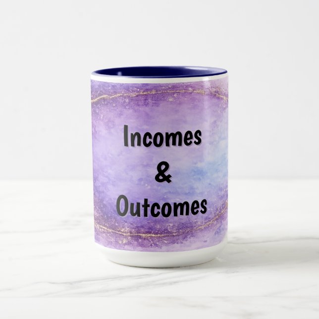 Taza Incomes & Outcomes Mug (Centro)