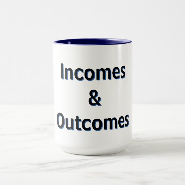 Taza Incomes & Outcomes Mug (Centro)