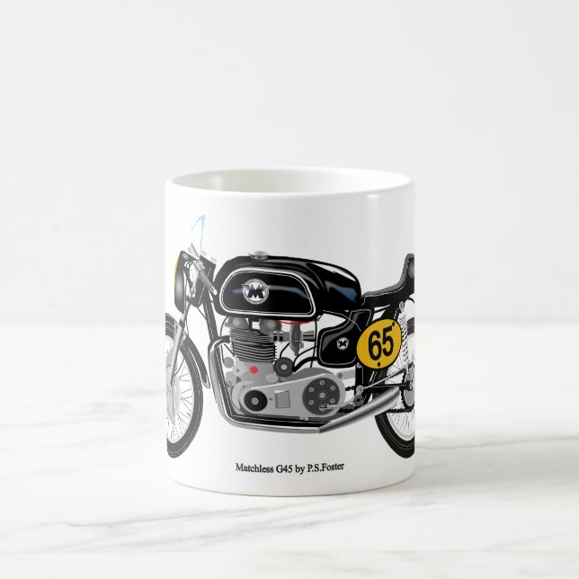 Taza incomparable clásica de la motocicleta G45 (Centro)