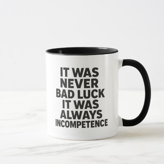 Taza Incompetencia (Derecha)