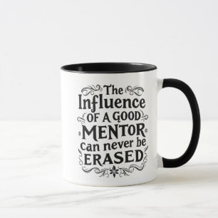 Taza Increíble mentor personalizado Gracias mentor