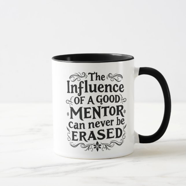 Taza Increíble mentor personalizado Gracias mentor (Derecha)