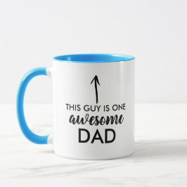 Taza Increíble regalo del Día del Padre Mejor Mundo