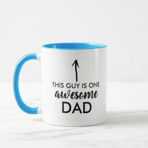 Taza Increíble regalo del Día del Padre Mejor Mundo