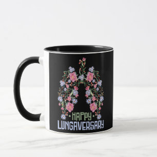 Taza Increíble sobreviviente de trasplante de pulmón fe