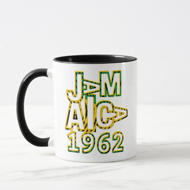 Taza Independencia de Jamaica 1962 Café Mug (Izquierda)