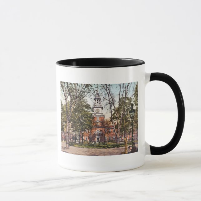 Taza Independencia Pasillo Philadelphia, vintage 1900 (Derecha)