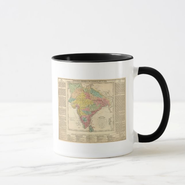 Taza India: Batalla y mapa de la cronología de las mare (Derecha)