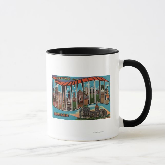 Taza Indianapolis, Indiana (Edificio de la Capital) (Derecha)