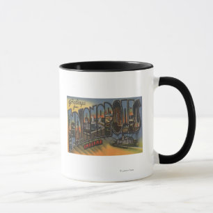 Taza Indianapolis, Indiana - escenas grandes de la