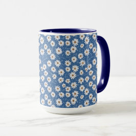 Taza Indigo Dream Daisies