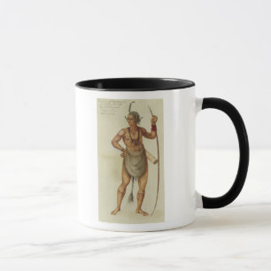 Taza Indio en pintura corporal