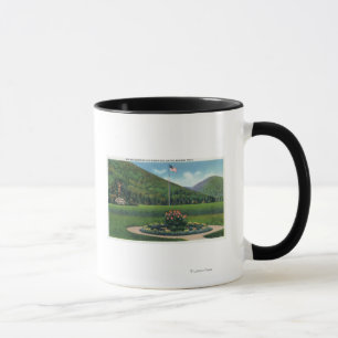 Taza Indio que saluda la estatua del sol naciente