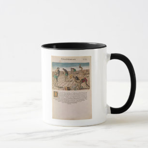 Taza Indios de la Florida que plantan el maíz