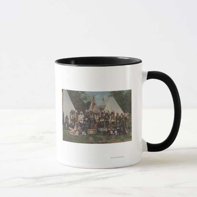 Taza Indios del noroeste en una guerra sin precedentes (Derecha)