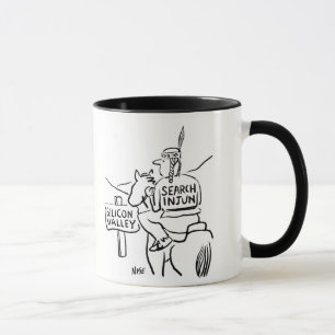 Taza Indios rojos a caballo en Silicon Valley