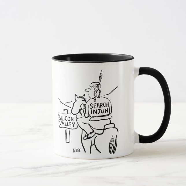 Taza Indios rojos a caballo en Silicon Valley (Derecha)