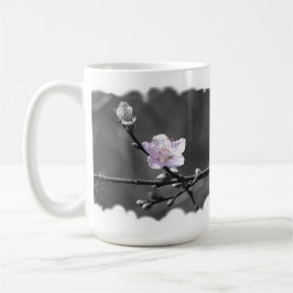 Taza Indirecta de la flor de cerezo rosada