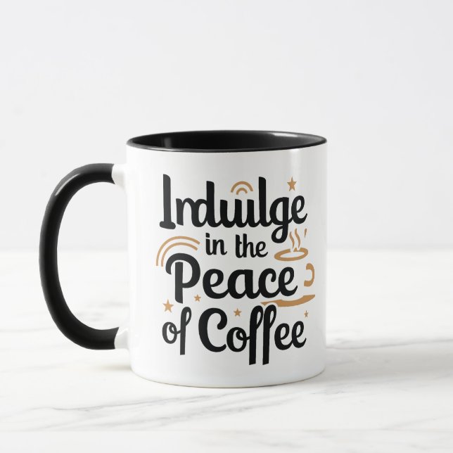 Taza Indultar en la tranquilidad del café (Izquierda)