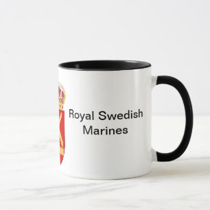 Taza Infantes de marina suecos reales de Mugg