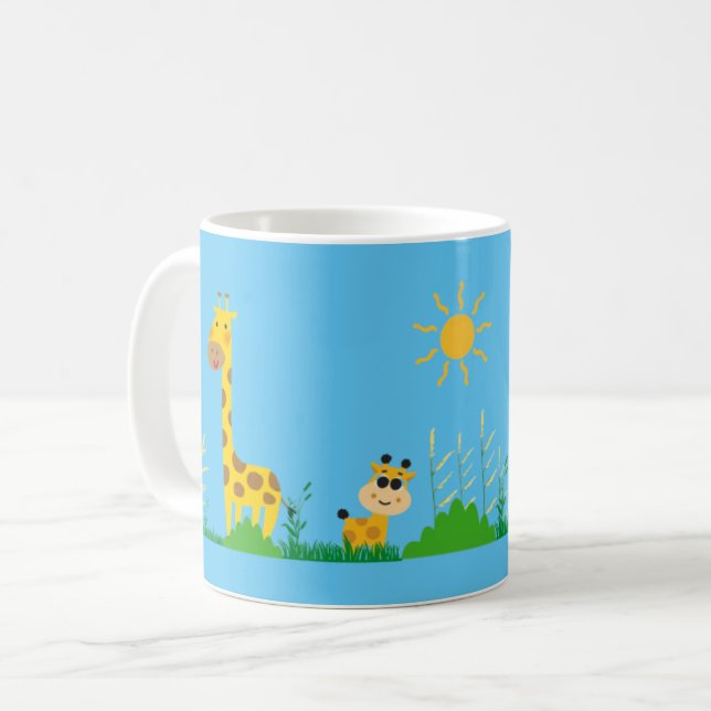 Taza Infantil Diseño Jirafa  (Anverso izquierdo)