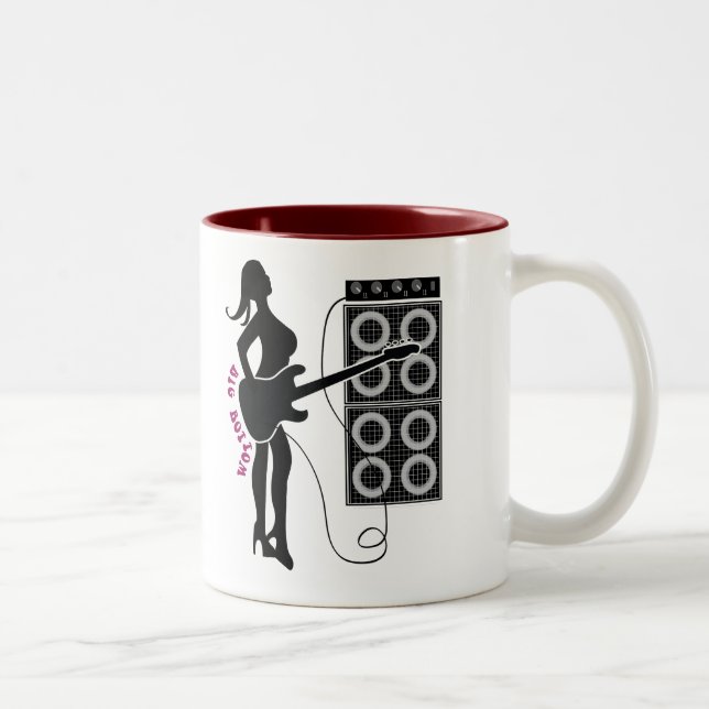 Taza inferior grande de la guitarra baja (Derecha)