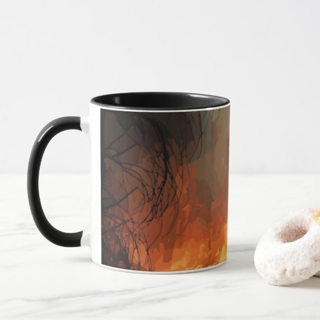 Taza Inferno (Con donut)