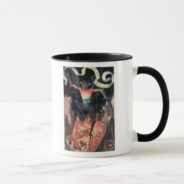 Taza Infierno, el panel derecho del tríptico de (Derecha)