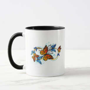 Taza Infinidad de Mariposas Monarca