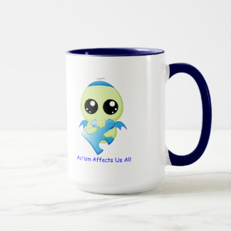 Taza Influencias del autismo - bebé Cthulhu
