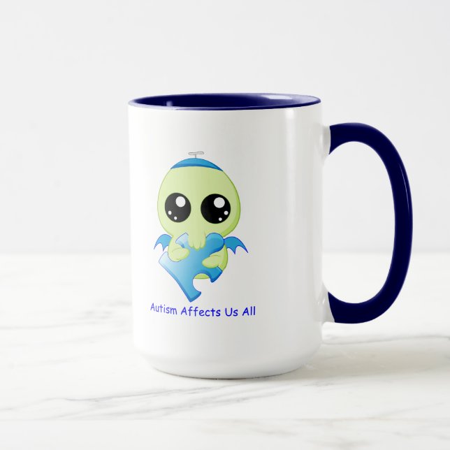 Taza Influencias del autismo - bebé Cthulhu (Derecha)