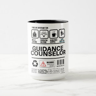 Taza Información de manejo de consejeros de orientación