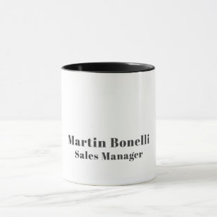 Taza Información de nombre propio profesional clásico s