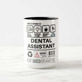Taza Información divertida sobre el manejo de dentarios