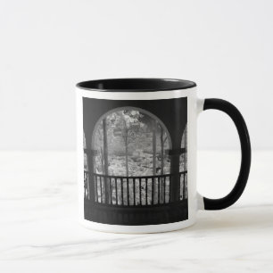 Taza Infrarrojo de árboles edificios y senderos en Las 
