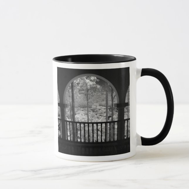 Taza Infrarrojo de árboles edificios y senderos en Las  (Derecha)