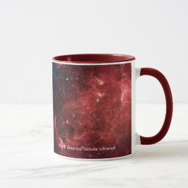 Taza Infrarrojos de nebulosa de Norteamérica