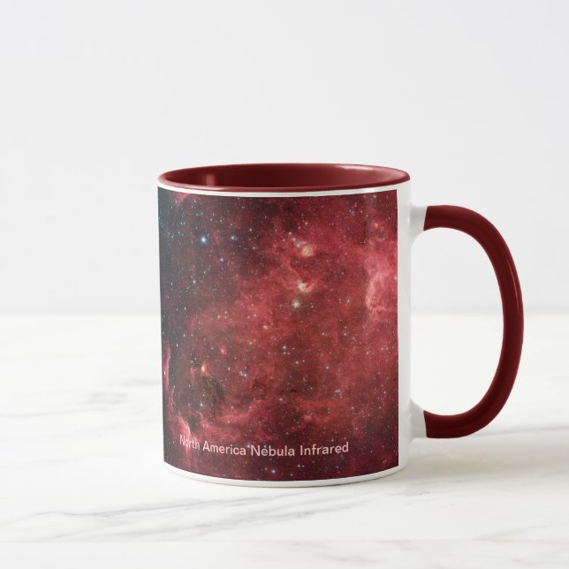 Taza Infrarrojos de nebulosa de Norteamérica (Derecha)