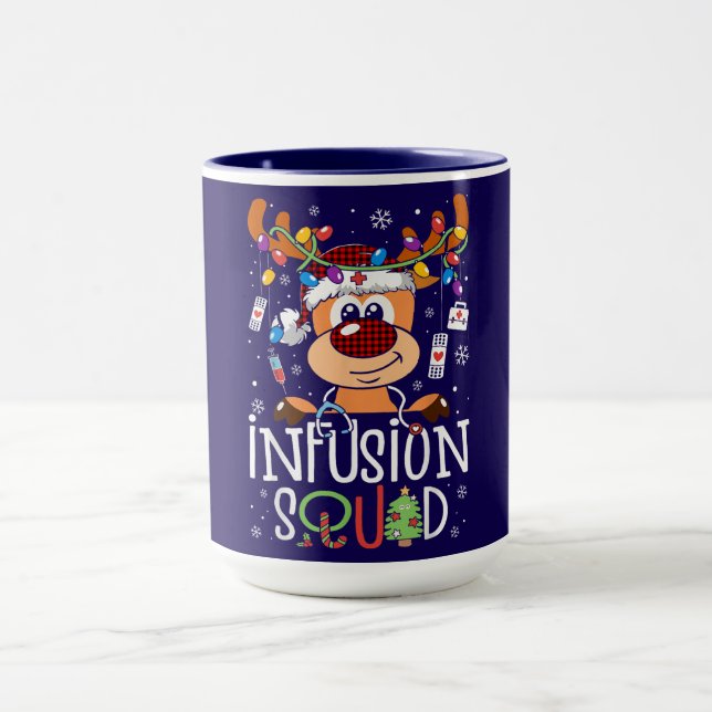Taza Infusion Squad Christmas – Festive Reindeer Design (Centro)