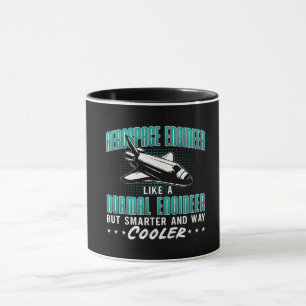 Taza Ingeniero Aeroespacial Como Un Espacio Normal De I
